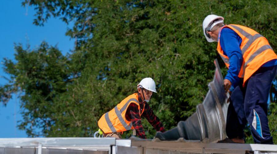Professional metal roof installation in Romulus, MI
